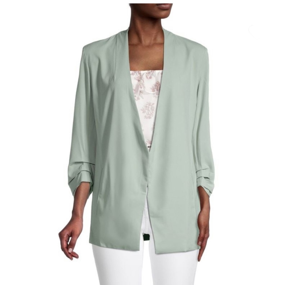 Lucca Lily Open front Blazer Mint Green Size XS NWT